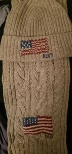 polo beanie scarf set